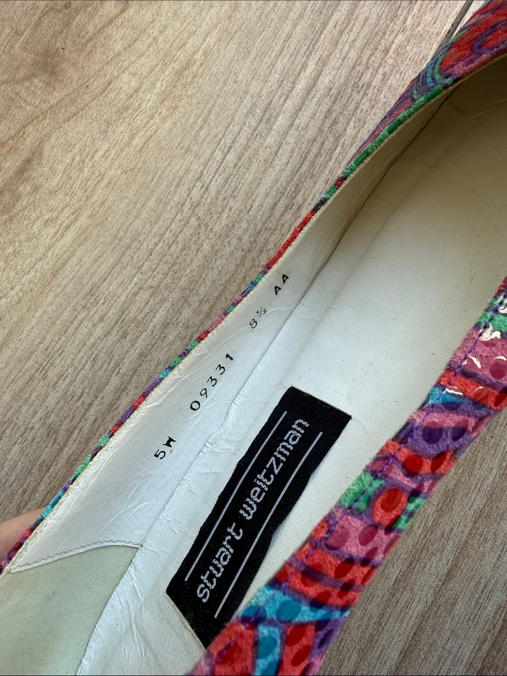 Stuart Weitzman Y2K Eclectic Quiet Luxury Paisley Ballet Flats Size 8.5 AA - Picture 4 of 7